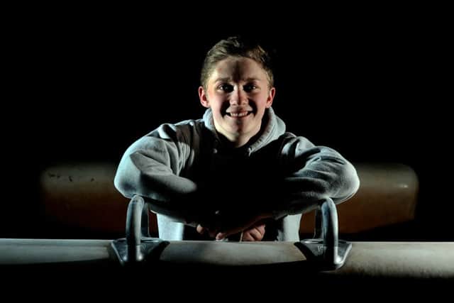 Leeds gymnast Nile Wilson, at Leeds Gymnastics Club. (Picture: James Hardisty).
