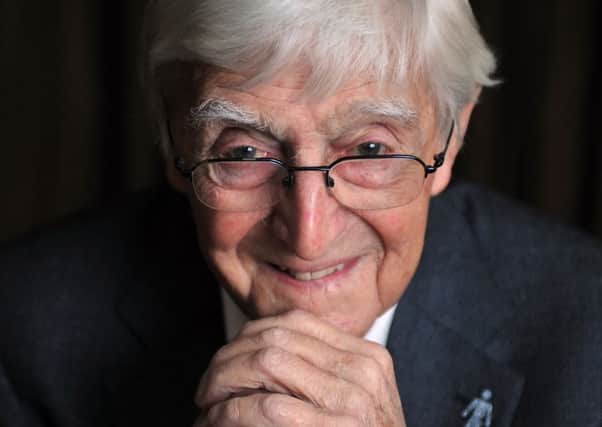 Michael Parkinson during an interview for the Yorkshire Post at the Queens Hotel. Picture by Tony Johnson