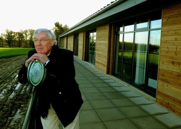 GROUNDS FOR OPTIMISM: Harrogate chairman James Smithies outside the clubhouse at their new ground on Rudding Park Lane. Picture: Gary Longbottom