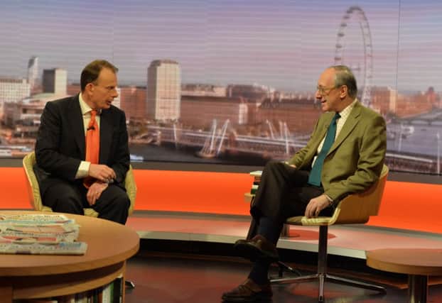 Former Foreign Secretary, Malcolm Rifkind on BBC1's The Andrew Marr Show.