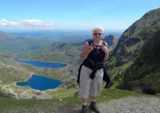Leeds Grandmother Climbs Mountain as charity fundraiser after losing half her body weight.