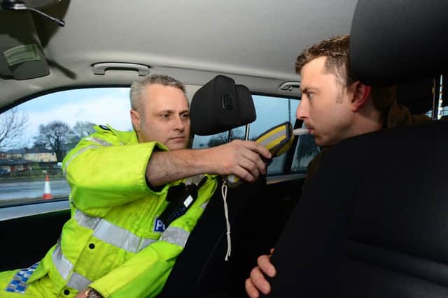 Generic pictures of West Yorkshire Police tackling drink-driving at Christmas. Picture Scott Merrylees