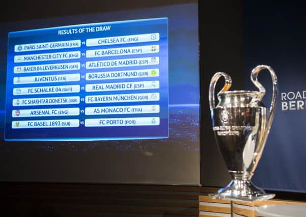 Champions League draw.