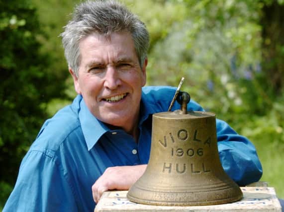 Maritime historian Robb Robinson tracked down the Violas bell to a farmhouse in Norway.