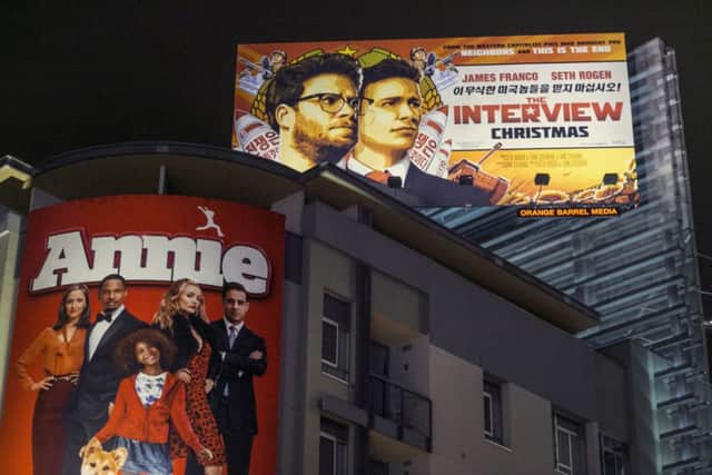 Seth Rogen (left) and James Franco have reacted furiously to the decision to pull a film about the assassination of the North Korean leader - with Ben Stiller branding it "a threat to freedom of expression".