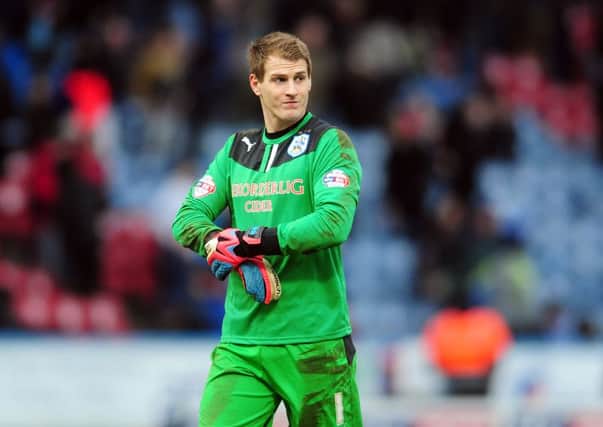 BOUNCE BACK: Huddersfield Town goalkeeper Alex Smithies. Picture: Tony Johnson.