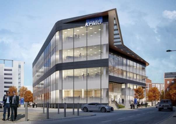 An artist impression of KPMG's new HQ in Leeds