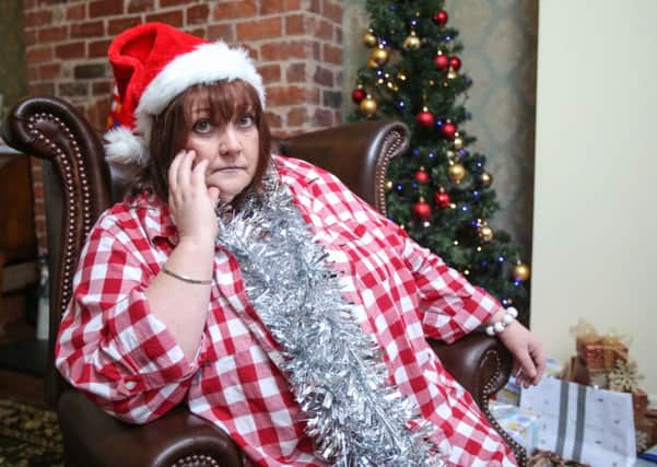 Lynne Cassidy gets depressed every Christmas because she found out Father Christmas was not real at the age of 10. Picture: Ross Parry Agency
