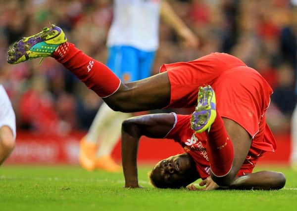 DOWN BUT NOT OUT: Mario Balotelli has not had a great start to his career at Liverpool.