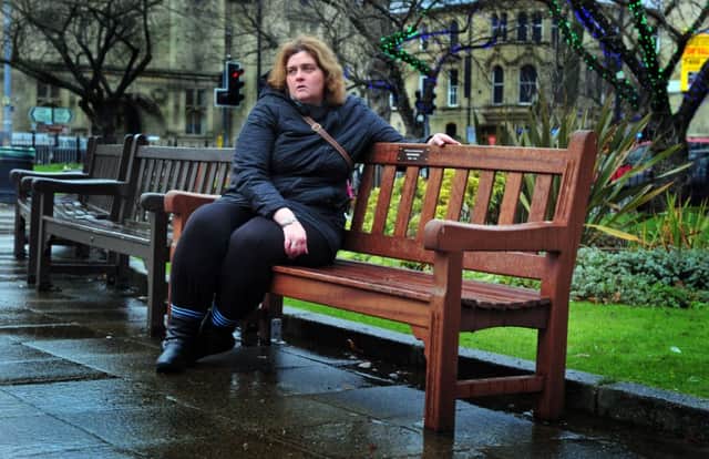 Councillor Andrea Walker was told funds would be raised to pay for a bench named after her daughter, but Keighley Town Council is now pursuing her for £800. Picture by Tony Johnson