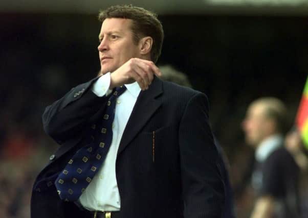 Danny Wilson during his first spell as Barnsley manager in the 1990s.