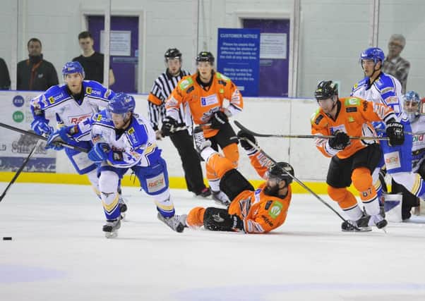 Sheffield Steelers and Hull Stingrays face off against each other again twice this weekend. Picture: Dean Woolley.