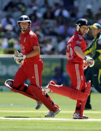 THE FUTURE'S BRIGHT: Yorkshire's Gary Ballance, left and new England ODI captain Eoin Morgan could line up alongside one another again in next year's World Cup.