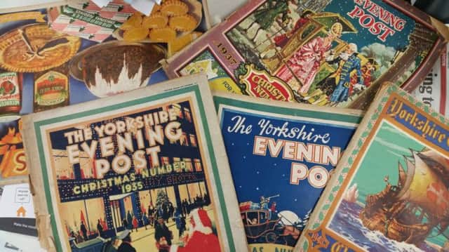 Some of the old colour supplements, some of which date back to the 1930s, containing stories, party tricks poetry and recipes.