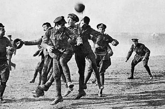 Christmas truce: The example of the British and German soldiers who played football together on Christmas Day in no-mans land shows how a leap of faith can pay off.