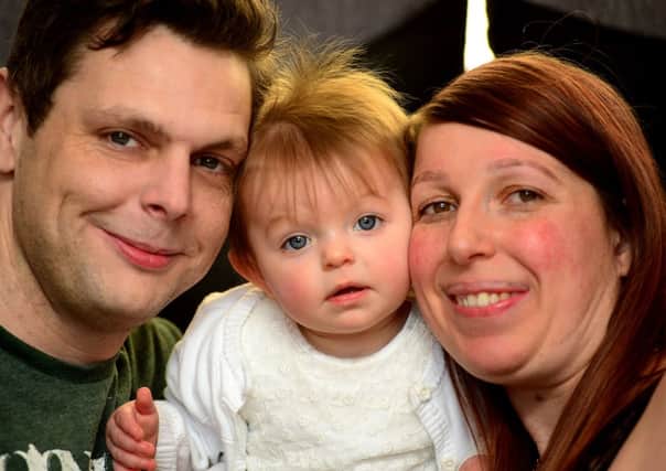 Andrew and Zoe Evans hope their daughter Mia Rose will eventually have a brother or sister.