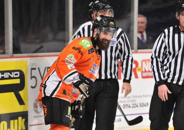 Sheffield Steelers' forward Mathieu Roy. Picture: Dean Woolley.