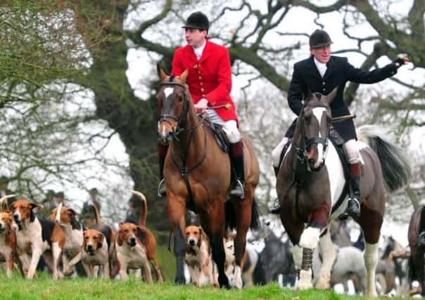 The Holderness Hunt prepare to leave Beverley Westwood on their annual Boxing day meet. Picture by Tony Johnson