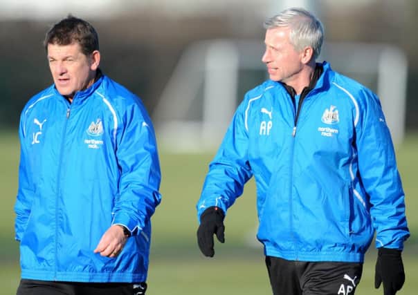 Former Leeds United coach and caretaker manager John Carver, left, is in charge for Newcastle's next two games due to Alan Pardew's expected exit.