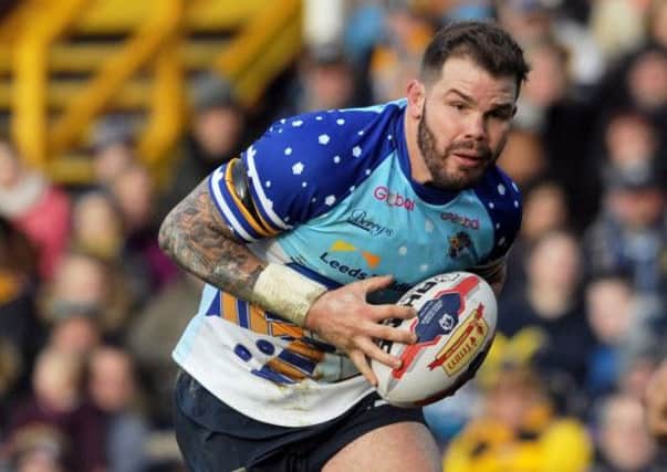 Leeds Rhinos' new arrival Adam Cuthbertson. Picture: Steve Riding.