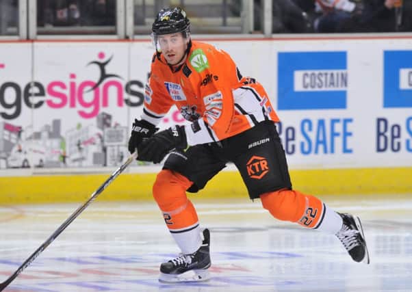 Dustin Kohn put Sheffield Steelersn ahead at the Odyssey Arena on Friday, but his team went down 5-3.