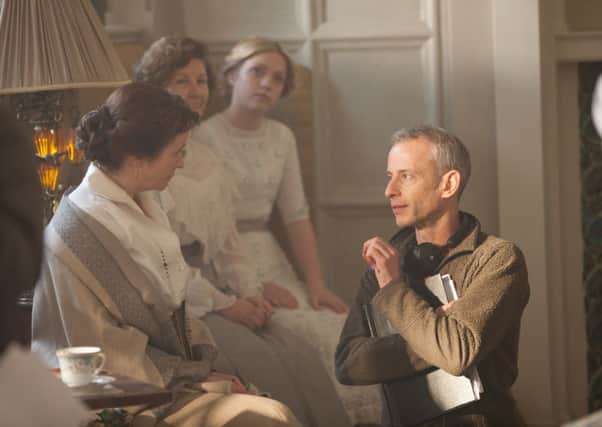 James Kent on the set of Testament of Youth, an adaptation of Vera Brittains memoir about love and loss in the First World War.