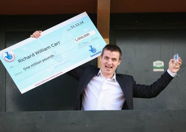 Richard Carr of Doncaster has won a million on a Lotto scratch card. Picture: Ross Parry Agency