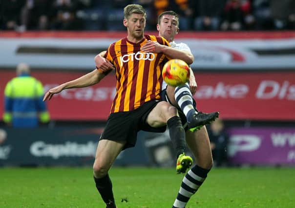 RETURN: Striker Jon Stead is expected back at Bradford City from Huddersfield Town. Picture: camerasport