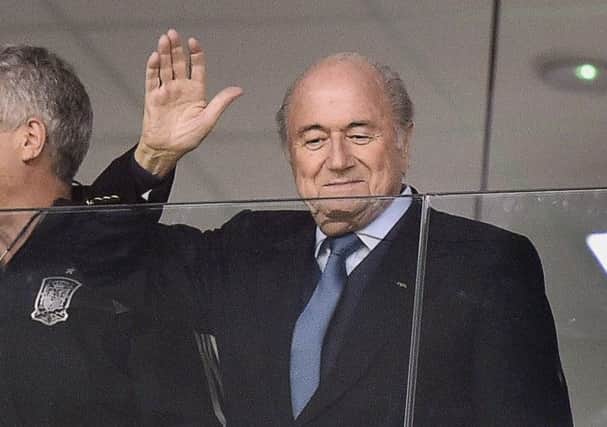 CHALLENGE: FIFA President Sepp Blatter.