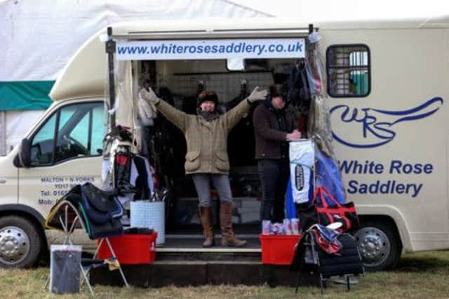 COME ON IN: Wendy Hoggard celebrates 30 years running the White Rose Saddlery.