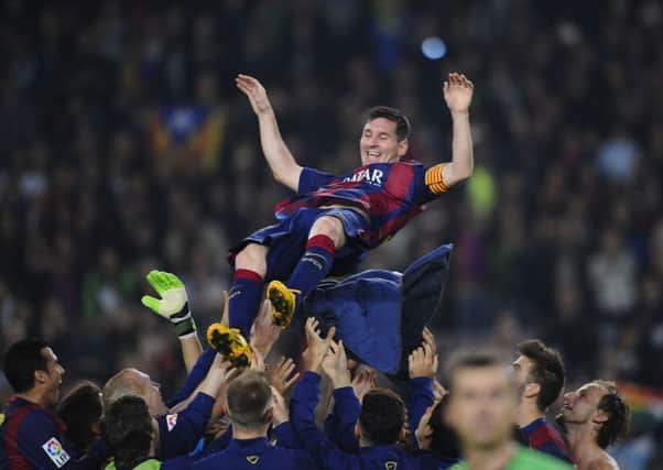 PRICEY: Barcelona's Lionel Messi.