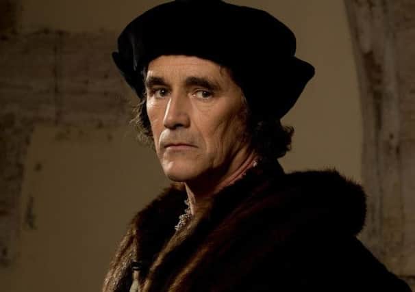 Undated BBC Handout Photo from Wolf Hall. Pictured: Thomas Cromwell (MARK RYLANCE). See PA Feature TV Wolf Hall. Picture Credit should read: PA Photo/BBC/Company Productions Ltd/Giles Keyte. WARNING: This picture must only be used to accompany PA Feature TV Wolf Hall. WARNING: Use of this copyright image is subject to the terms of use of BBC Pictures' BBC Digital Picture Service. In particular, this image may only be published in print for editorial use during the publicity period (the weeks immediately leading up to and including the transmission week of the relevant programme or event and three review weeks following) for the purpose of publicising the programme, person or service pictured and provided the BBC and the copyright holder in the caption are credited. Any use of this image on the internet and other online communication services will require a separate prior agreement with BBC Pictures. For any other purpose whatsoever, including advertising and commercial prior written approval from the copyrigh