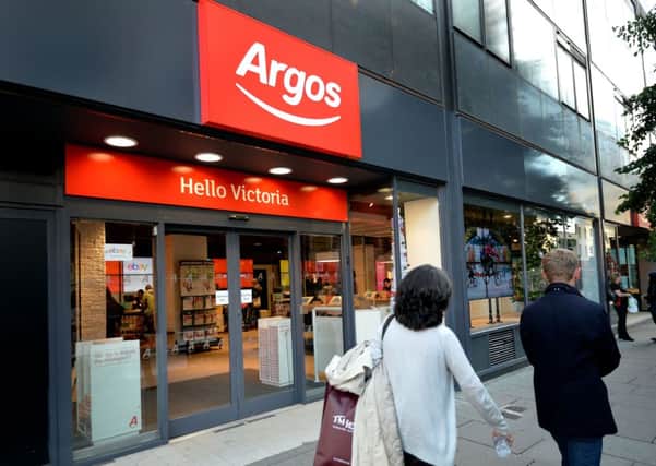 Argos reported flat sales following a "volatile" Christmas trading period
