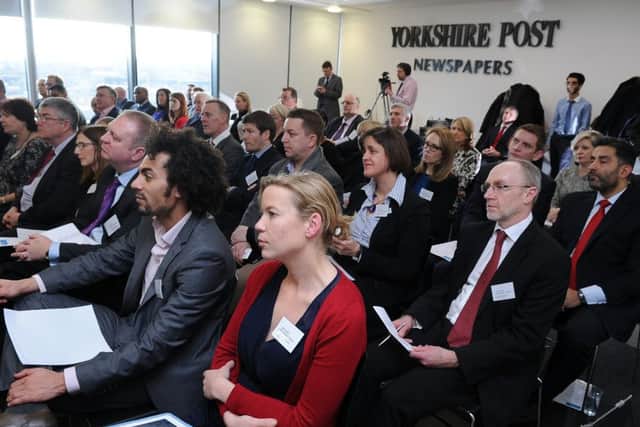 The audience at The Yorkshire Post Business Club