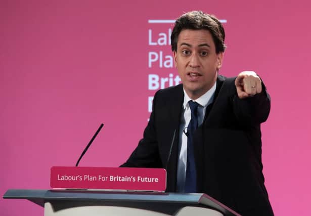 Labour leader Ed Miliband speaks at the Labour Youth manifesto launch at the Hub