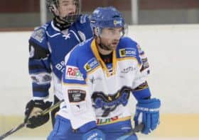Guillaume Doucet, seen in action for  Hull Stingrays during the 2013-14 campaign.
