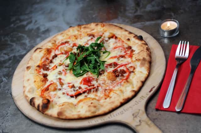 The main attraction at Site in Todmorden is simply pizza straight from their wood-fired oven.