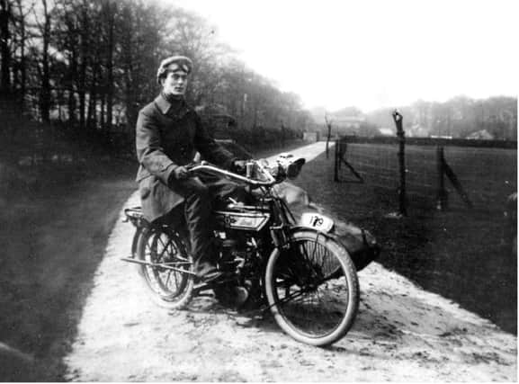James Milner pictured in France during the war.