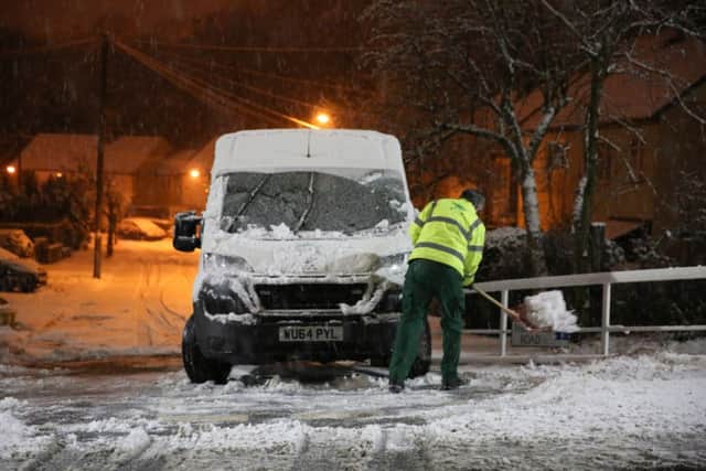 Heavy snow has fallen across Yorkshire and the Peak District overnight. Pictures: Ross Parry Agency