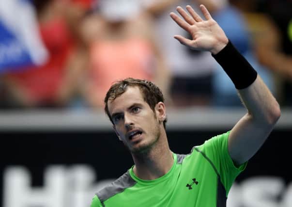 Andy Murray made a safe passage into round three. (Picture: AP).