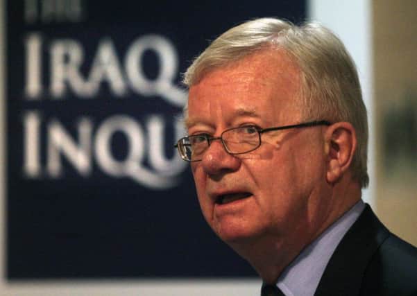 Chairman of the Iraq Inquiry Sir John Chilcot.