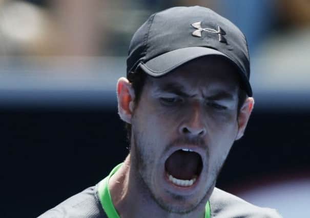 THROUGH: Great Britain's Andy Murray. Picture: AP/Bernat Armangue.