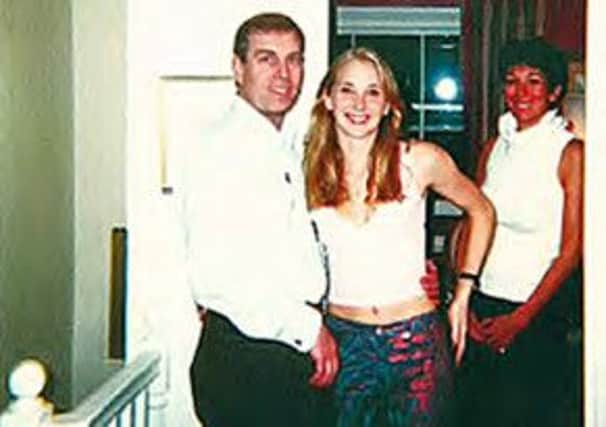 An image contained in a legal document issued by the Court of Florida of a letter from lawyers for Virginia Roberts, who claims she was made to have under-age sex with Prince Andrew