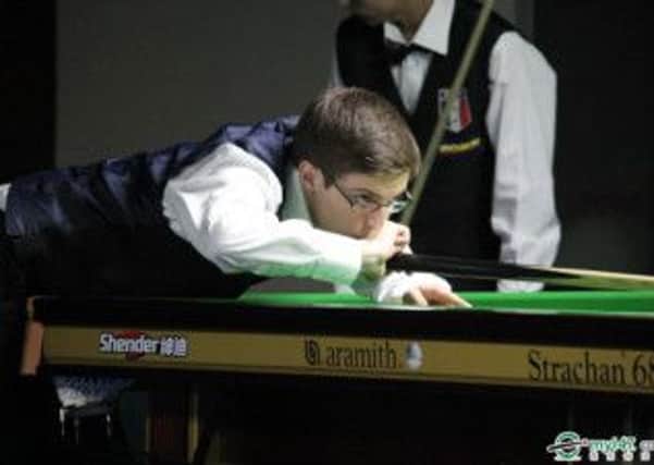 ON TARGET: Rotherham teenager Ashley Carty would love to emulate Shaun Murphys success on the world snooker stage.