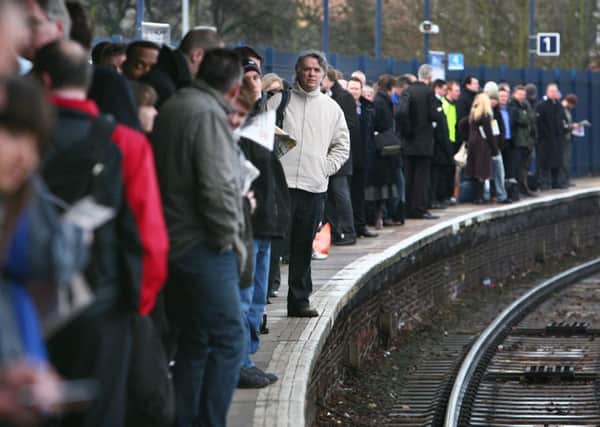 The number of rail passengers satisfied with their journey is "significantly down" compared with a year ago.