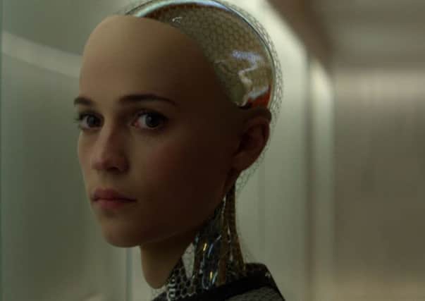 Undated Film Still Handout from Ex Machina. Pictured: Alicia Vikander as Ava. See PA Feature FILM Film Reviews. Picture credit should read: PA Photo/Universal Pictures. WARNING: This picture must only be used to accompany PA Feature FILM Film Reviews.