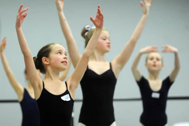 Young ballet stars are pictured in action at Northern Ballet, Leeds