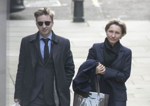 Marina Litvinenko arrives at the Royal Courts of Justice