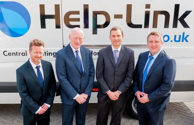 NorthEdge announces Help-Link investment in 2013: L-R Alan Dickinson, Andy Ball, James Hall, Mel Butler