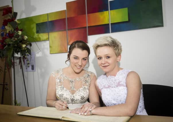 Selbys new register office celebrates its first wedding  The first wedding ceremony at the new Selby register office took place on Friday (30 January),   when Hannah Bestington and Lauren Gawthorpe tied the knot.
